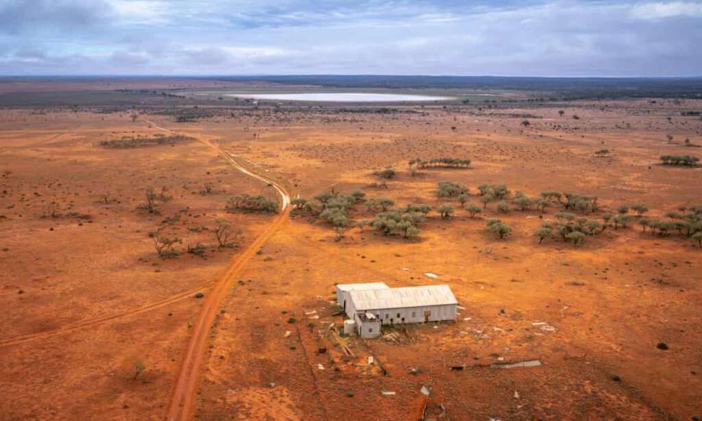 A patch of land purchased by the NSW government for an outback nature reserve.